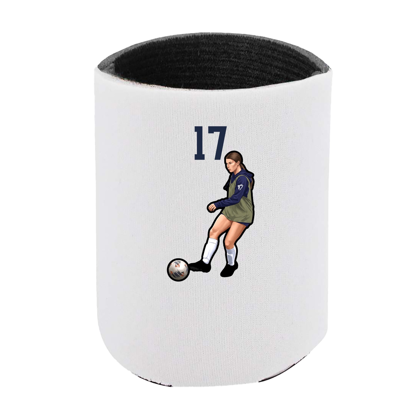 Can Holder — Number Top in White