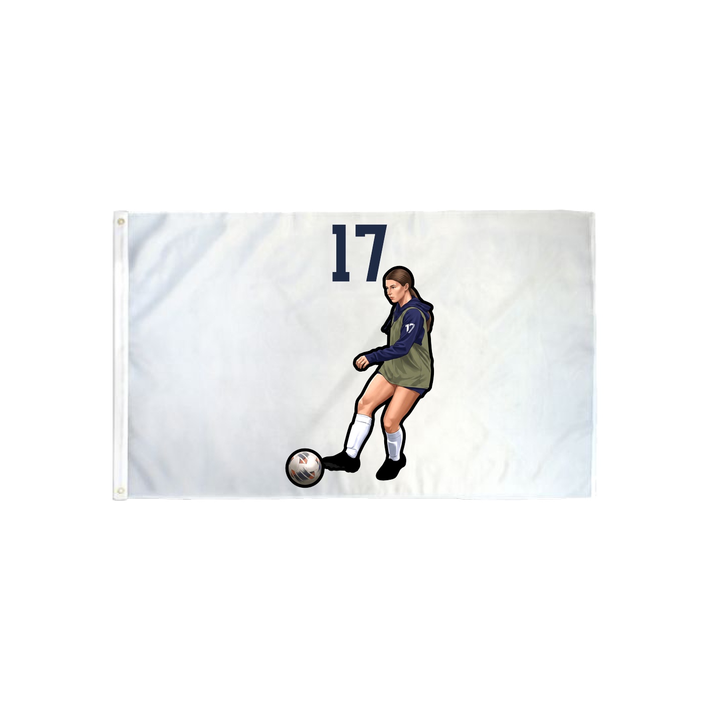 3x5 Flag — Number Top in Classic