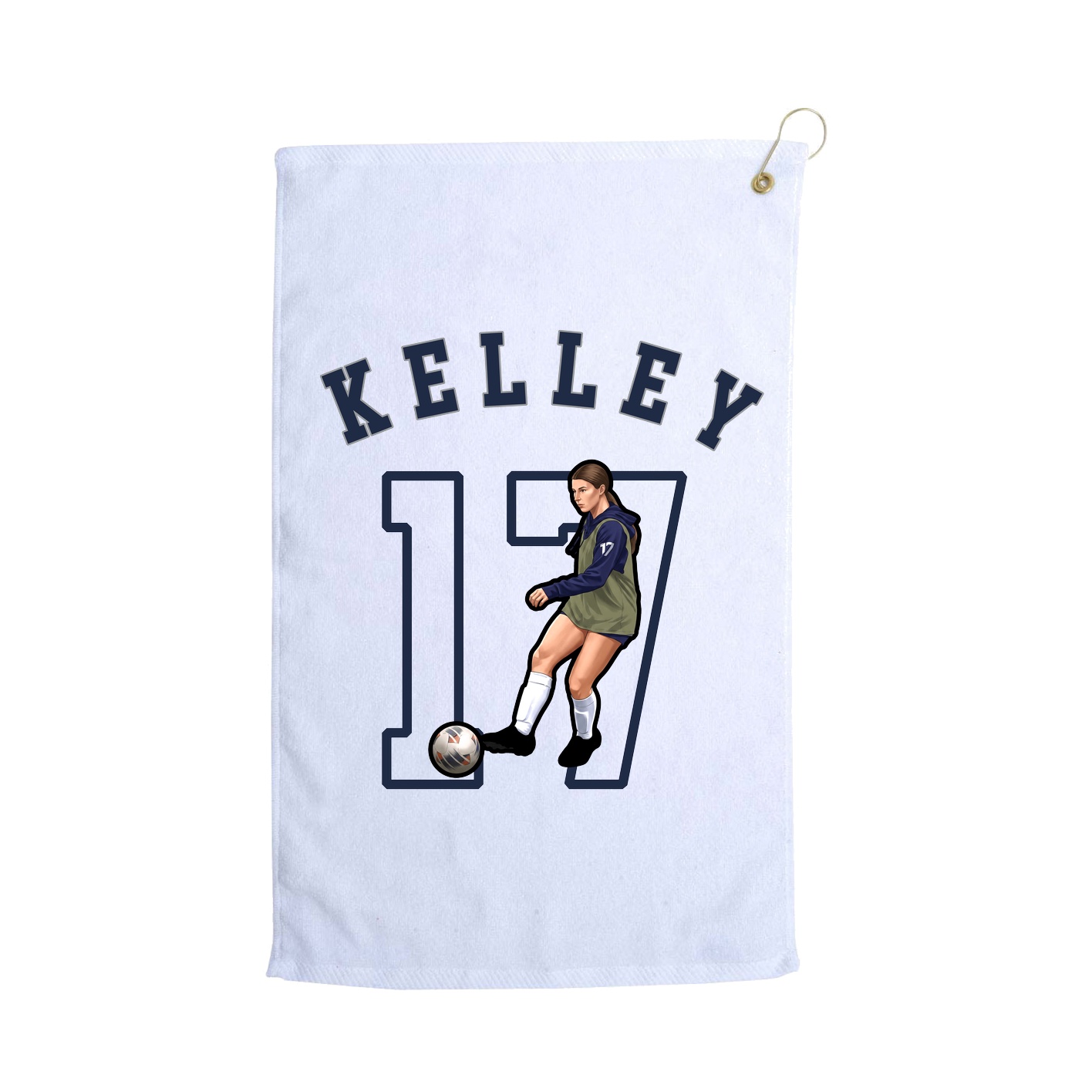 Golf Towel — Shirsey Arch in White