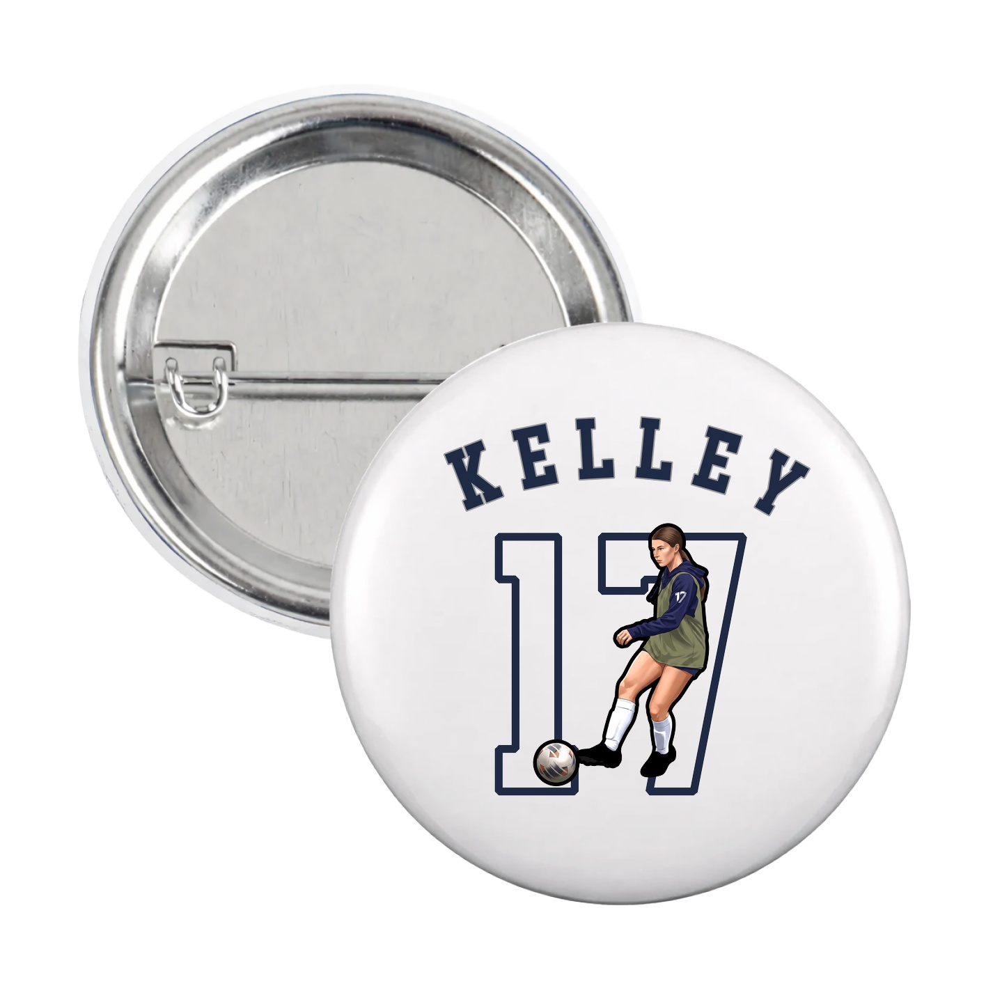 Game Day Button — Shirsey Arch in White