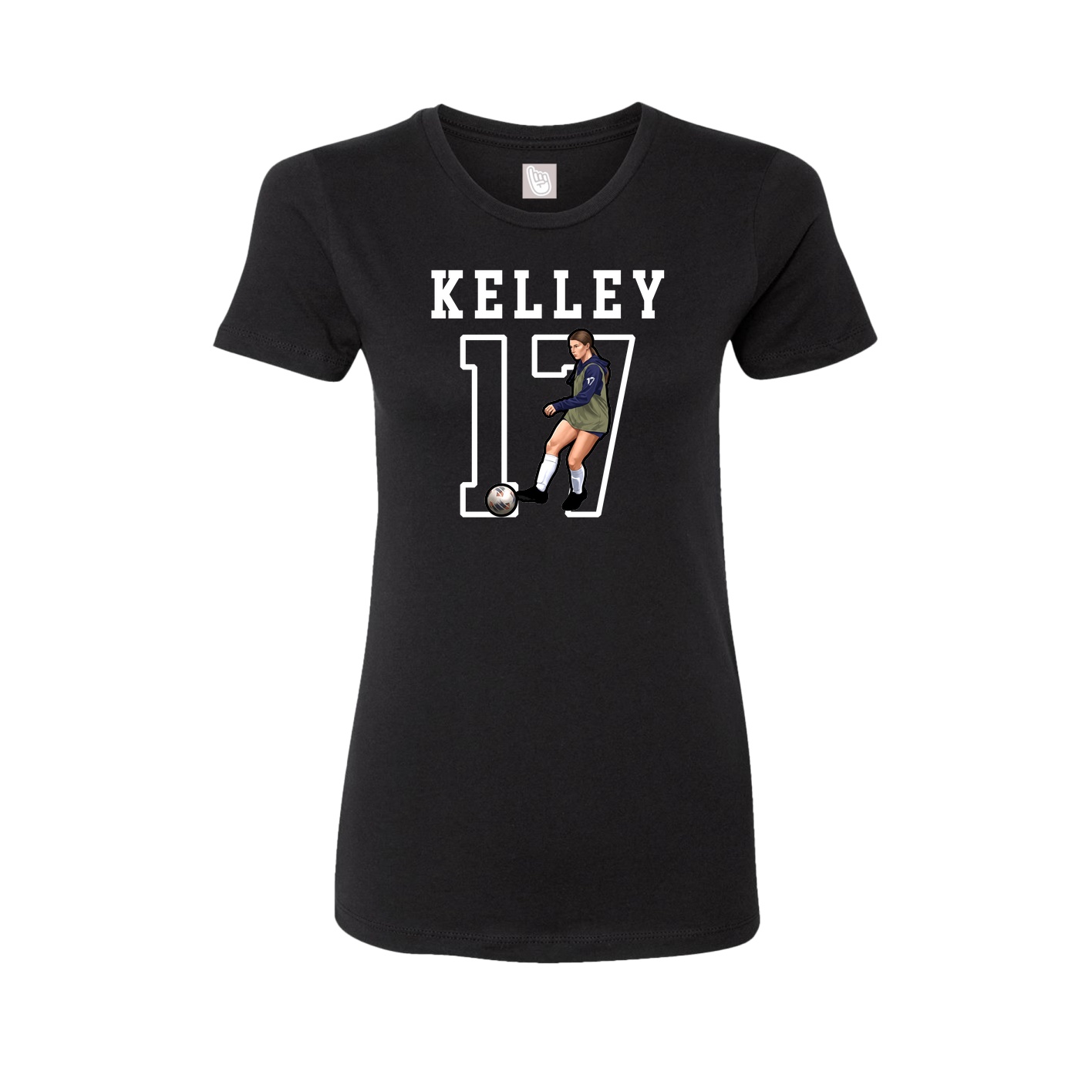 Fitted Women's Tee — Shirsey in Black