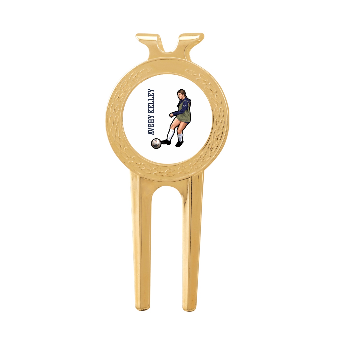Divot Tool with Ball Marker — Name Vertical in Classic