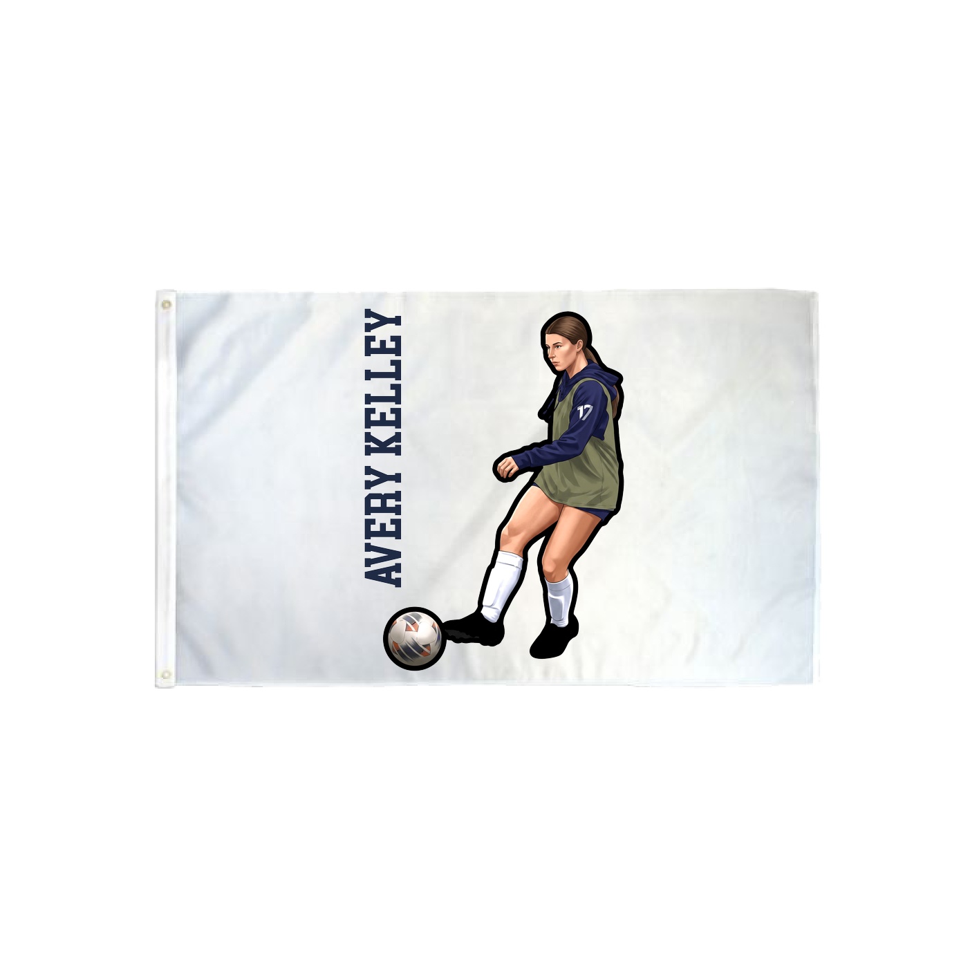 3x5 Flag — Name Vertical in Classic