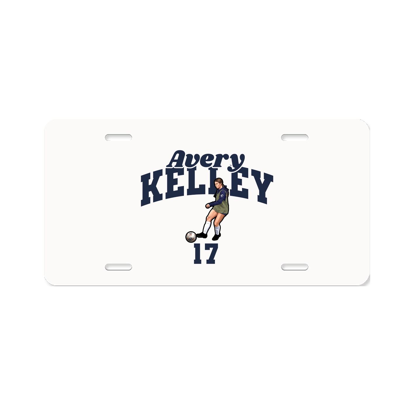 License Plate — Signature Arch in Classic