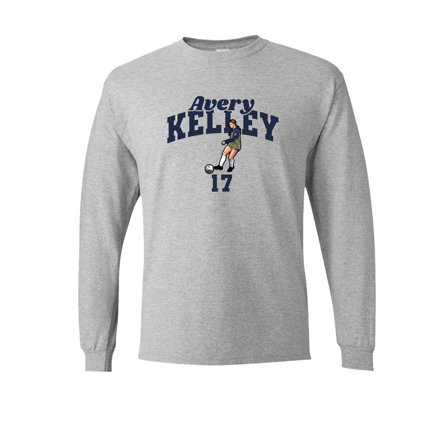 Long Sleeve Tee — Signature Arch in Grey