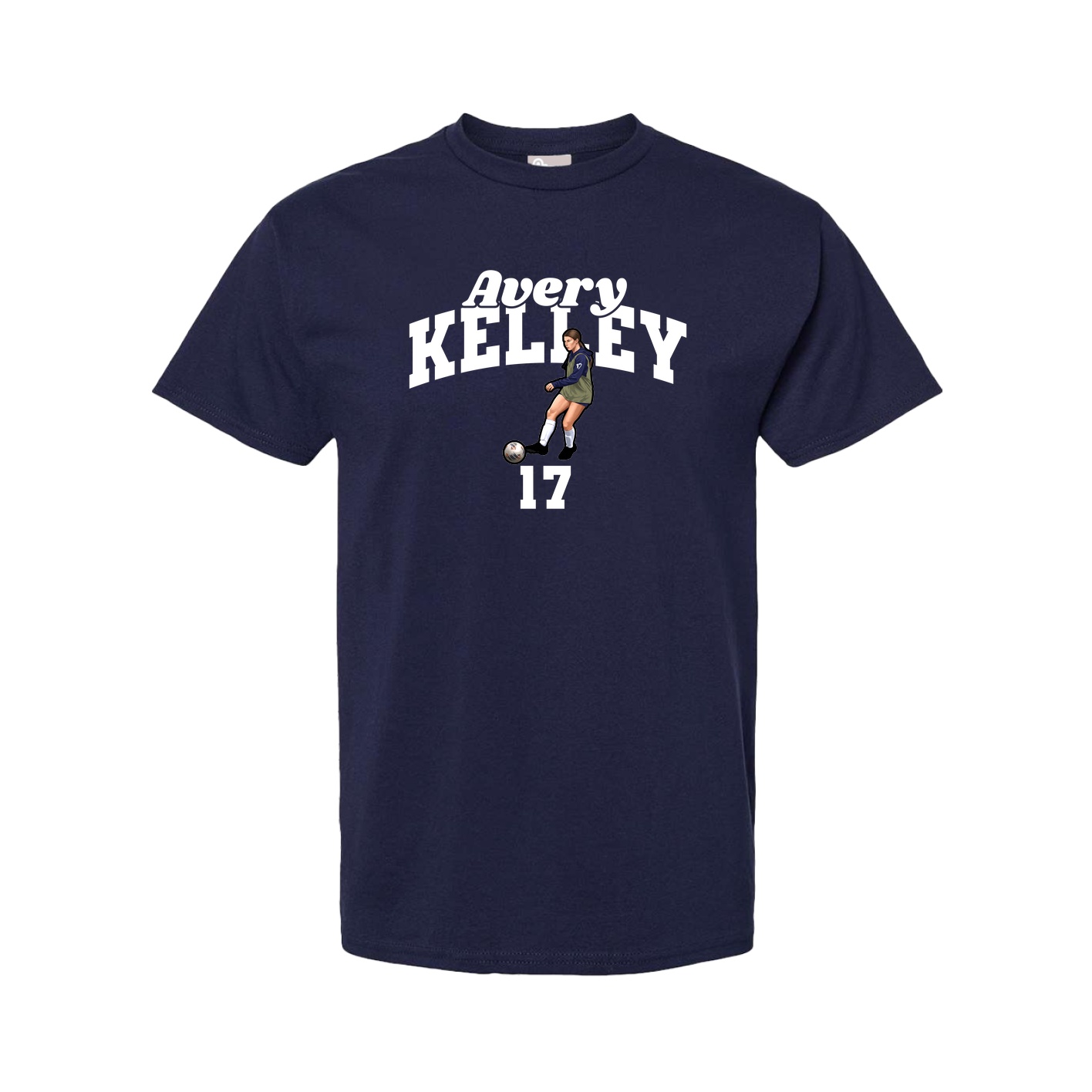 Youth Tee — Signature Arch in Navy