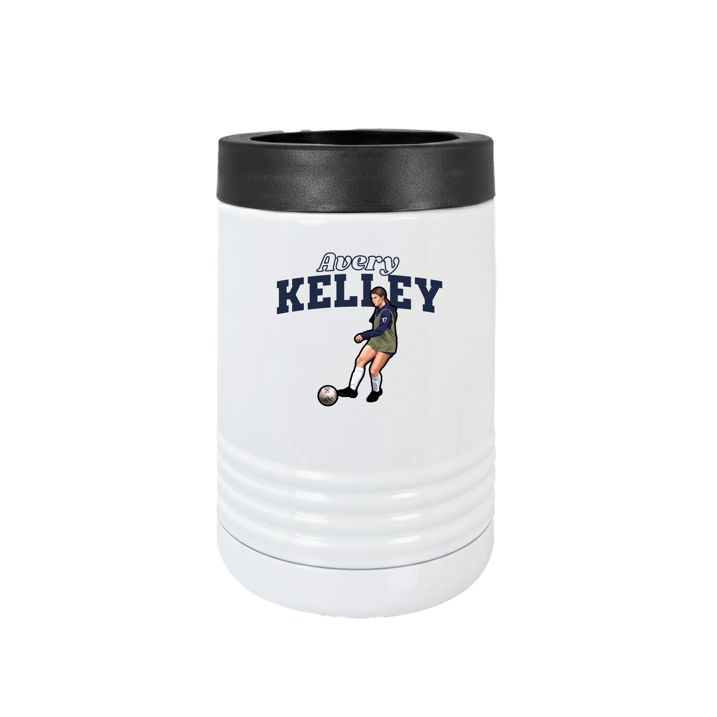Beverage Holder — Name Arch in White