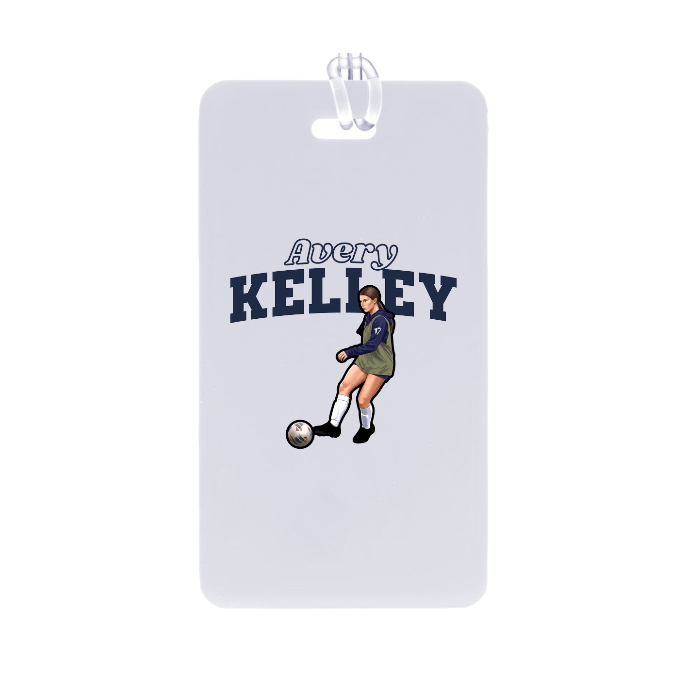 Bag Tag — Name Arch in Classic