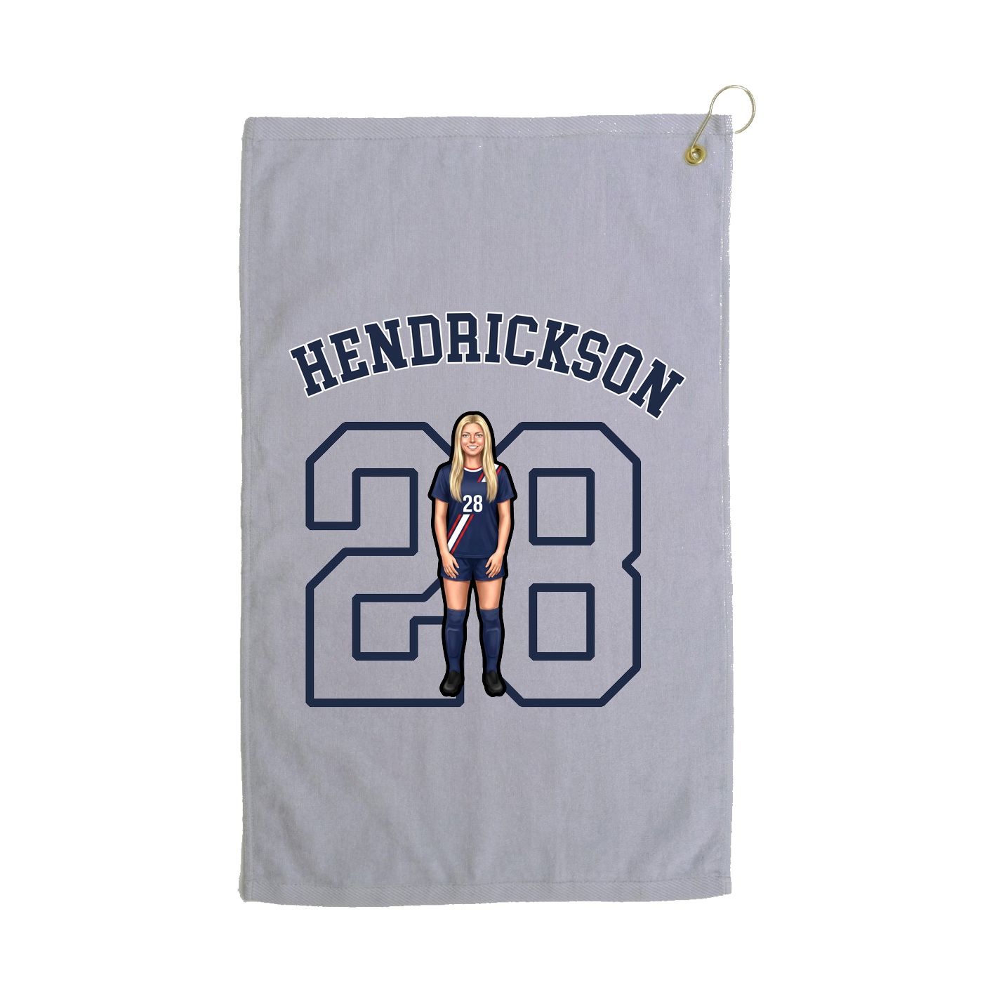 Golf Towel — Shirsey Arch in Grey