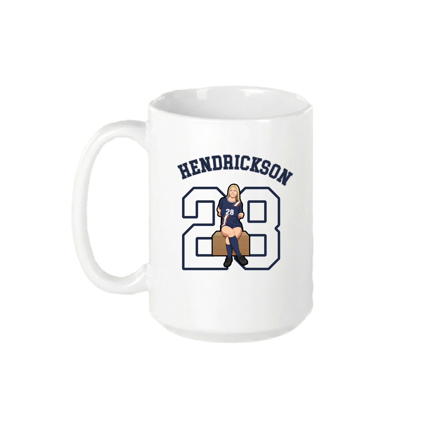 15oz Coffee Mug — Shirsey Arch in White