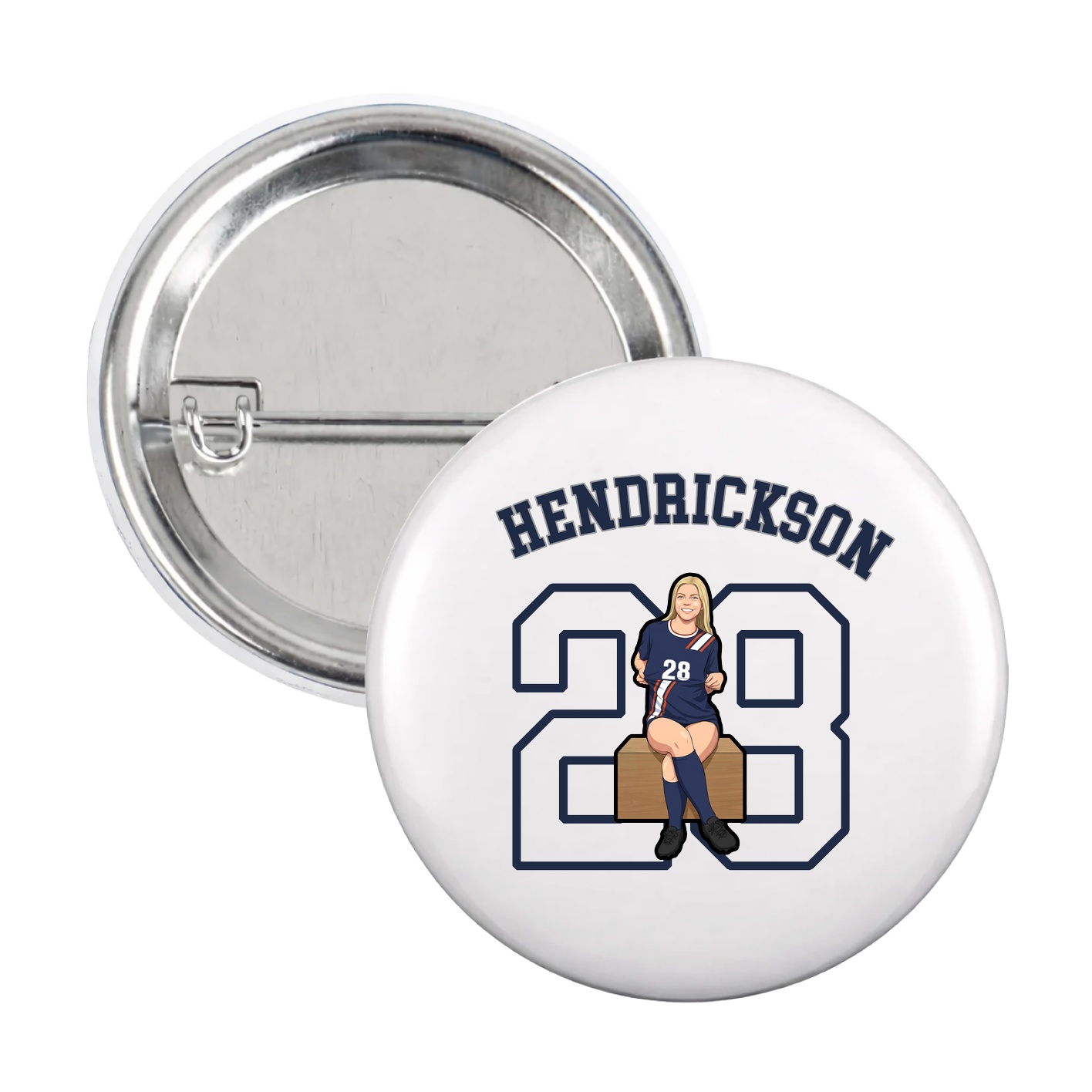 Game Day Button — Shirsey Arch in White