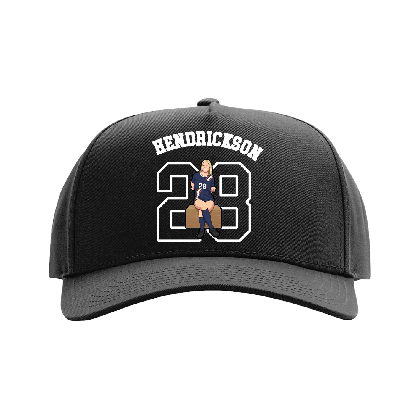 Full Fabric Five-Panel Champ Cap