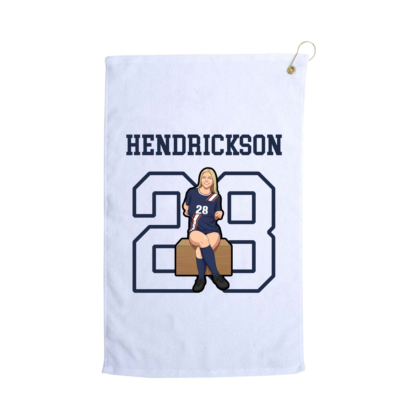 Golf Towel — Shirsey in White