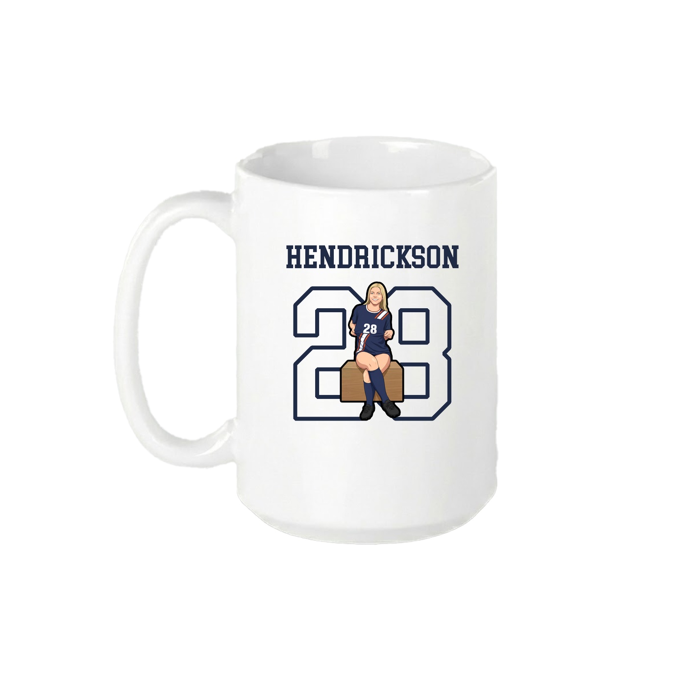 15oz Coffee Mug — Shirsey in White