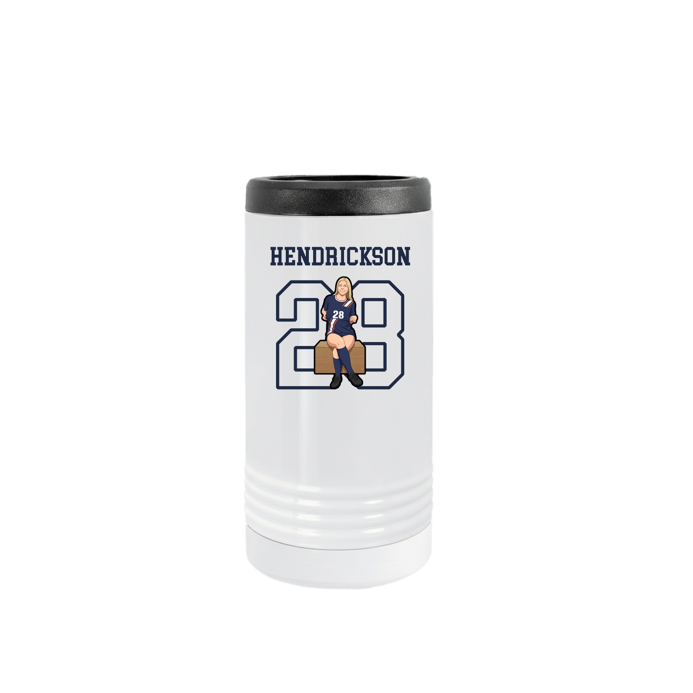 Slim Beverage Holder — Shirsey in White
