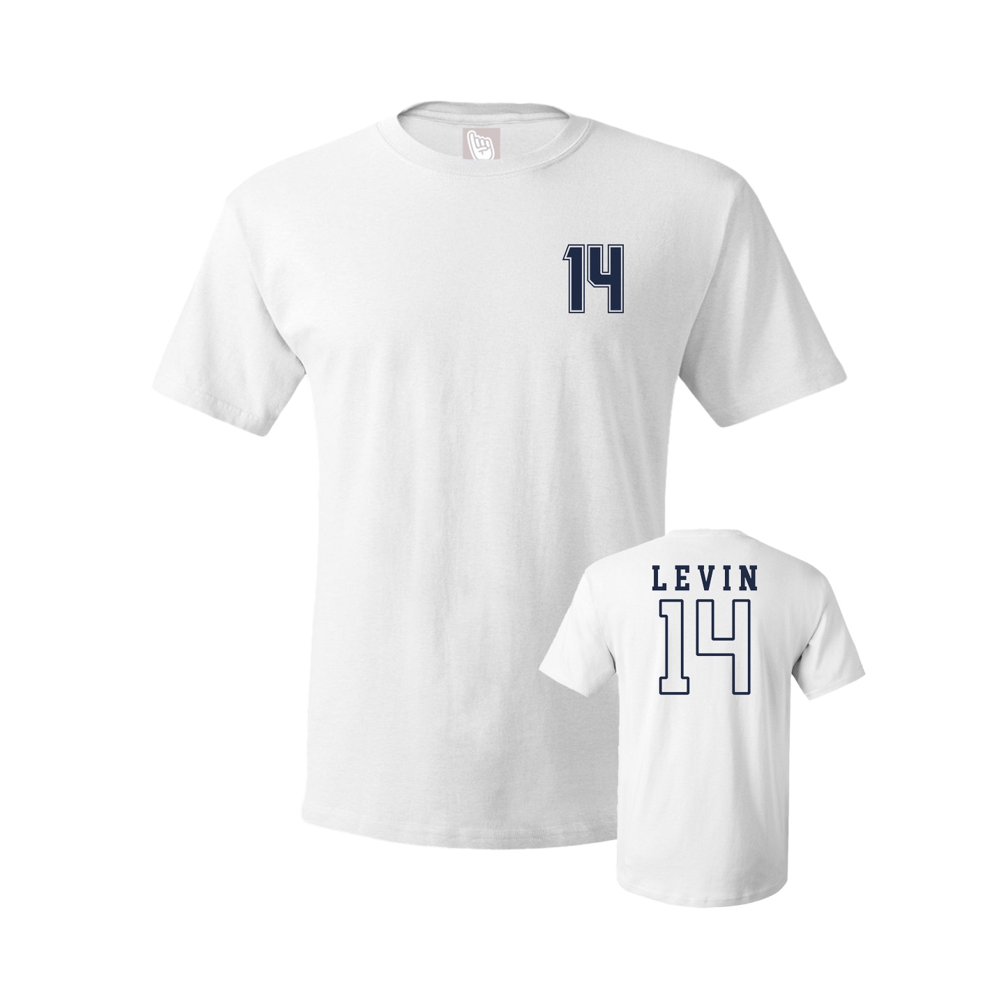 Youth Tee — Chest Back in White