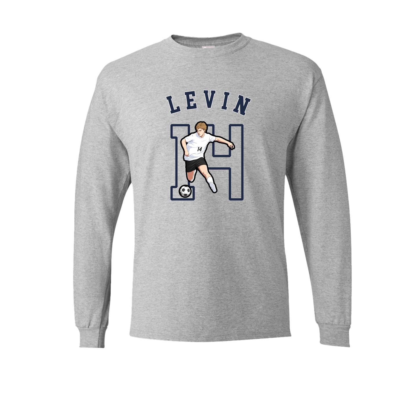 Long Sleeve Tee — Shirsey Arch in Grey