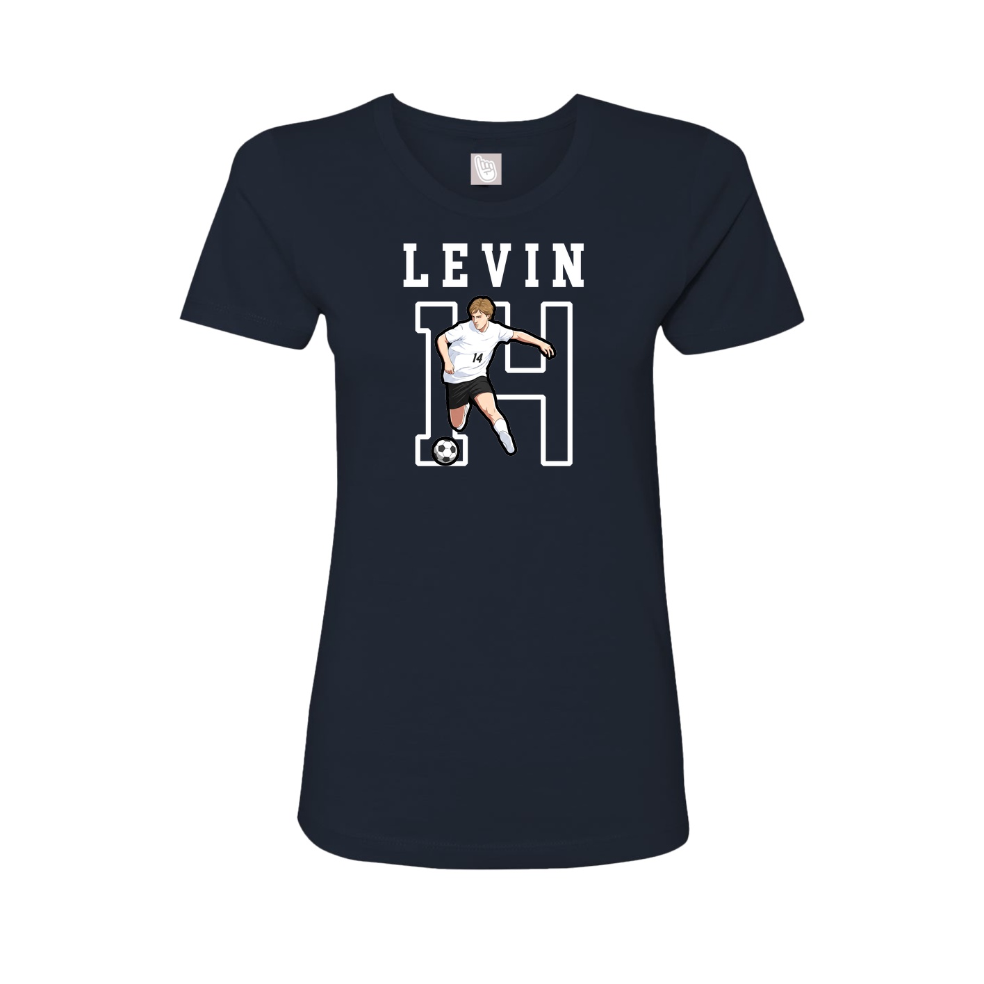 Fitted Women's Tee — Shirsey in Navy