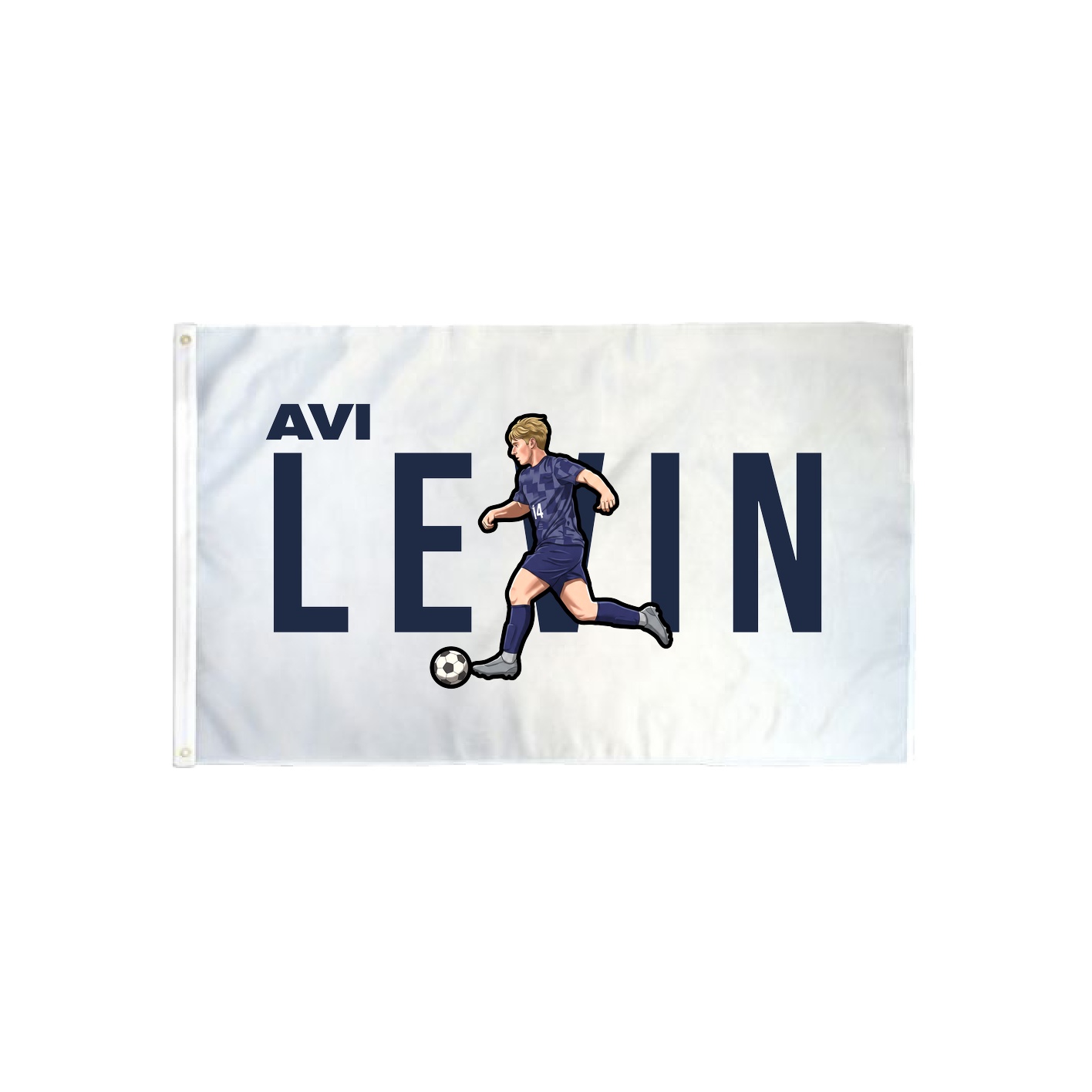 3x5 Flag — Player Name in Classic