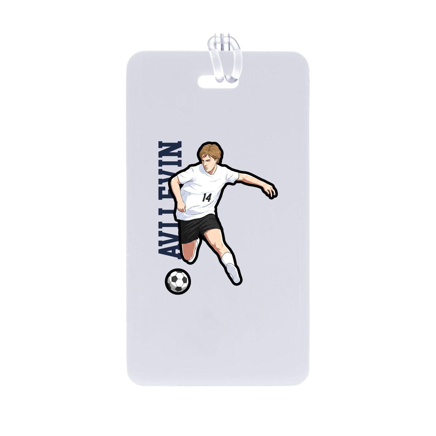 Bag Tag — Name Vertical in Classic