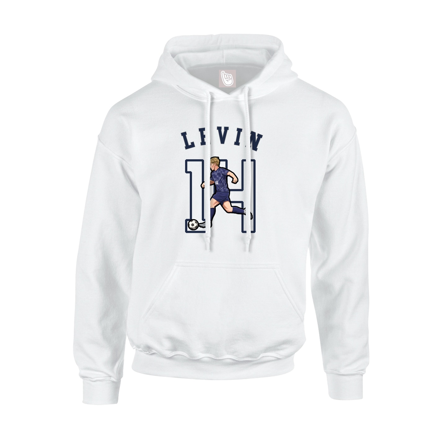Hoodie — Shirsey Arch in White