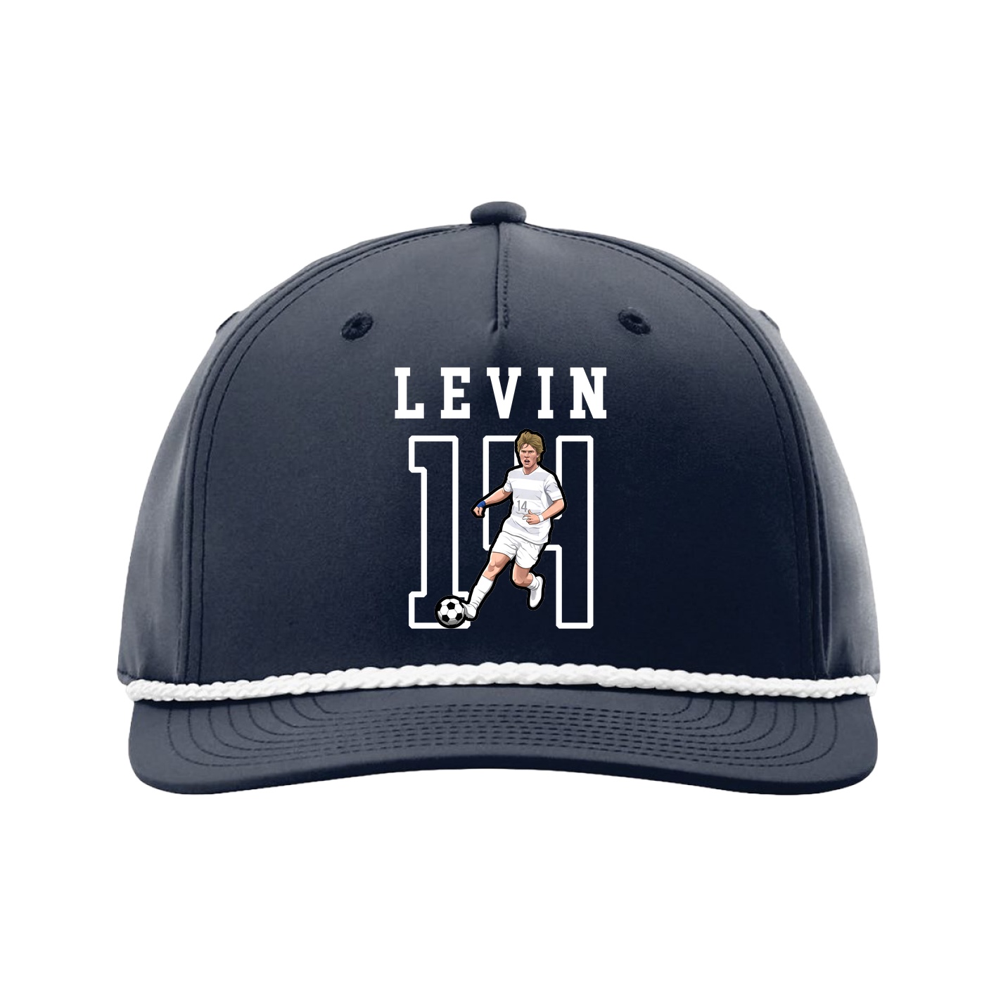Five-Panel Classic Rope Cap — Shirsey in Navy