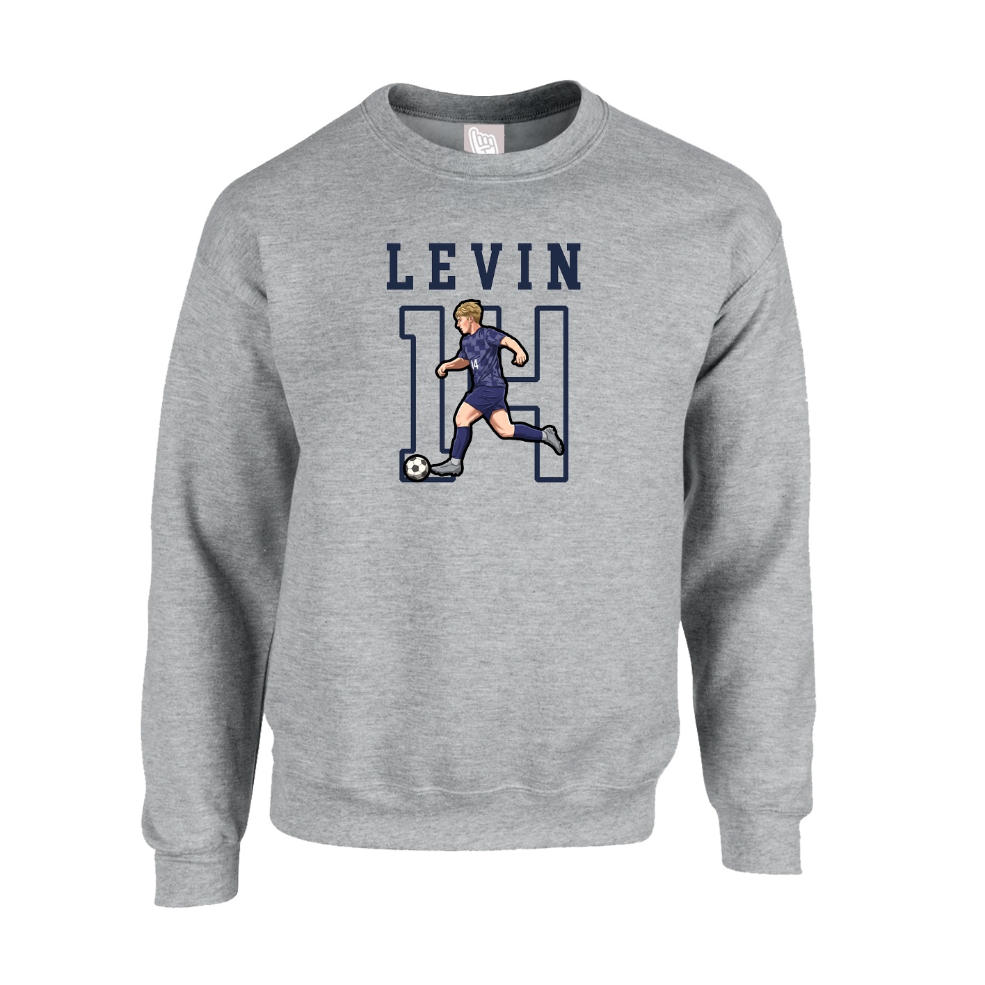 Fleece Crew — Shirsey in Grey