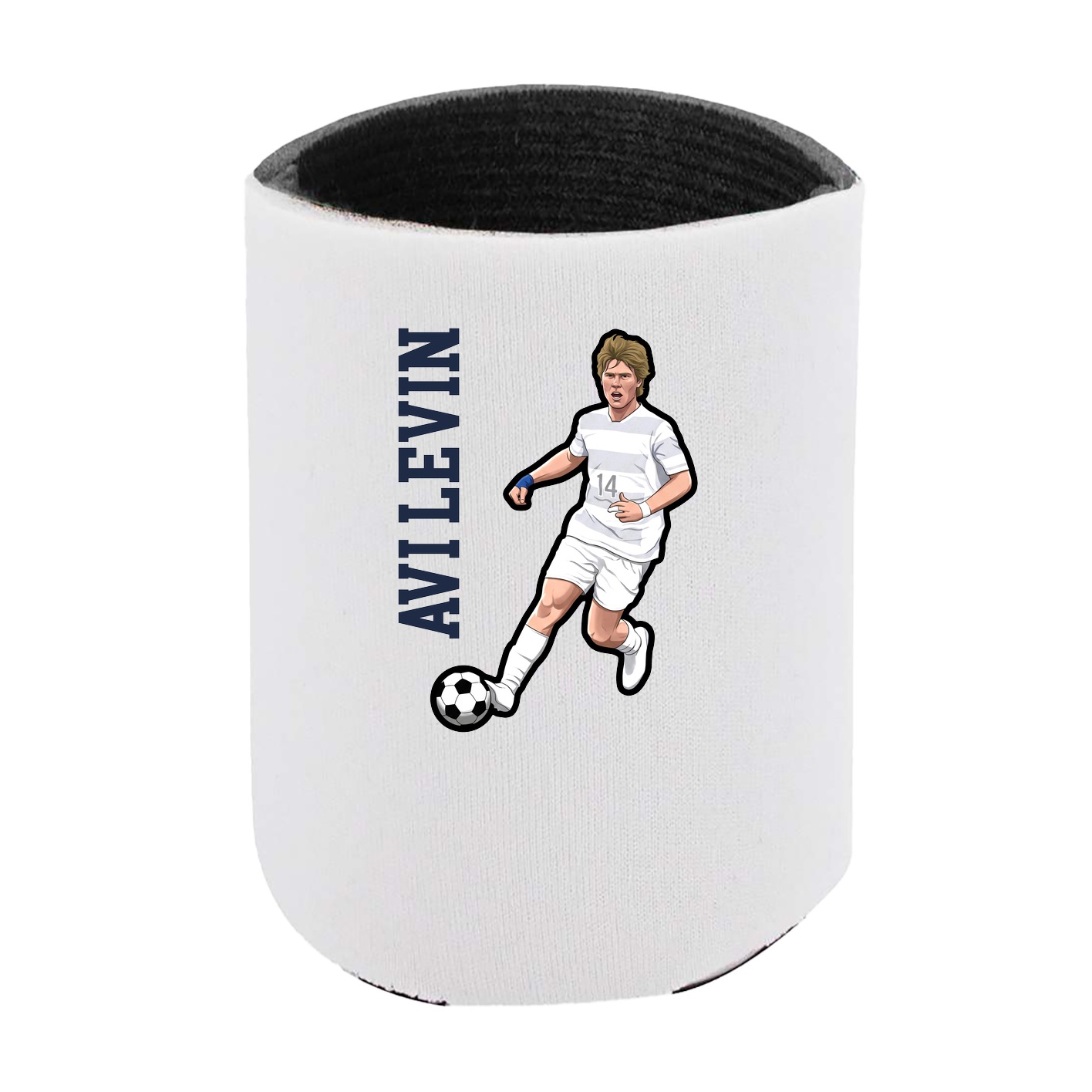 Can Holder — Name Vertical in White
