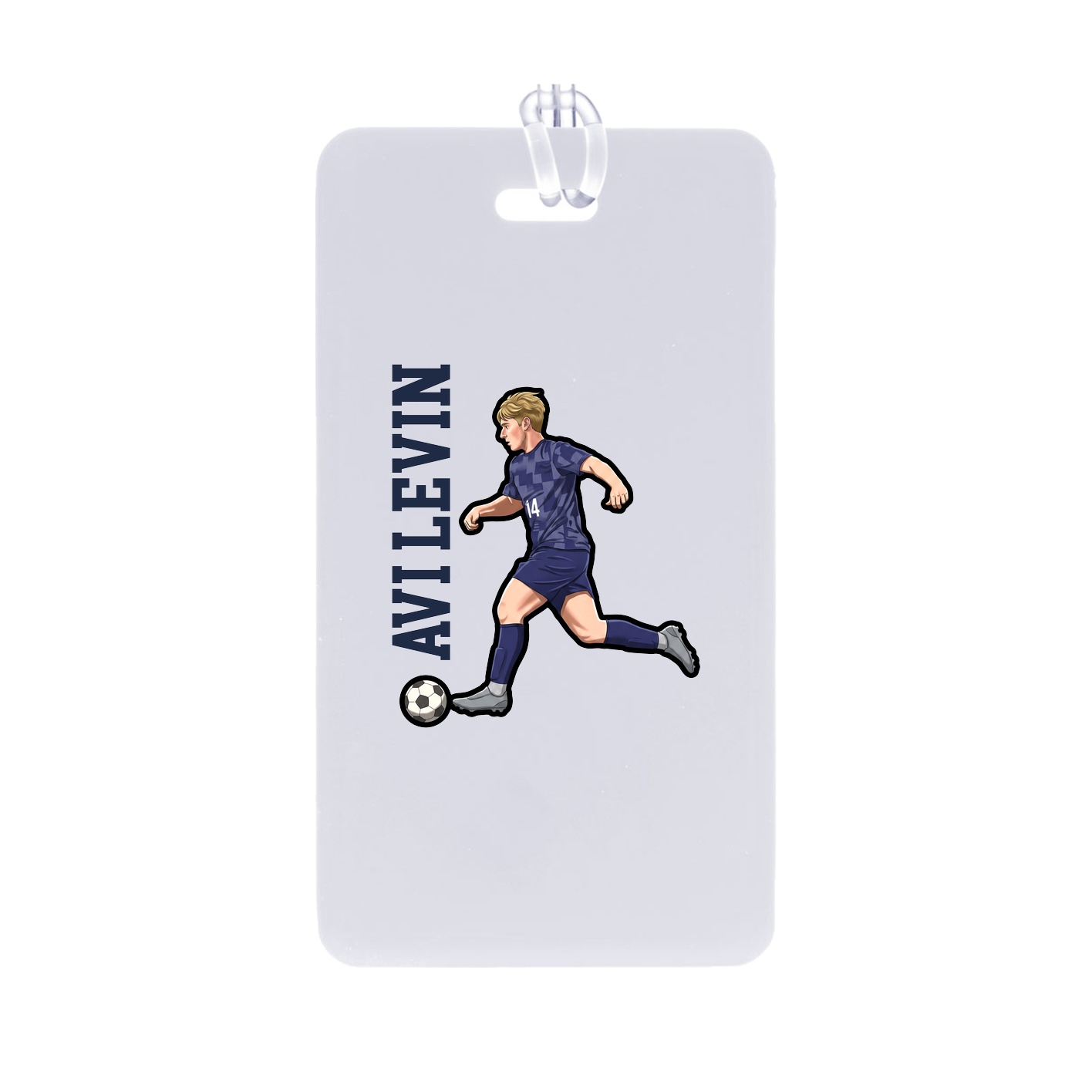 Bag Tag — Name Vertical in Classic