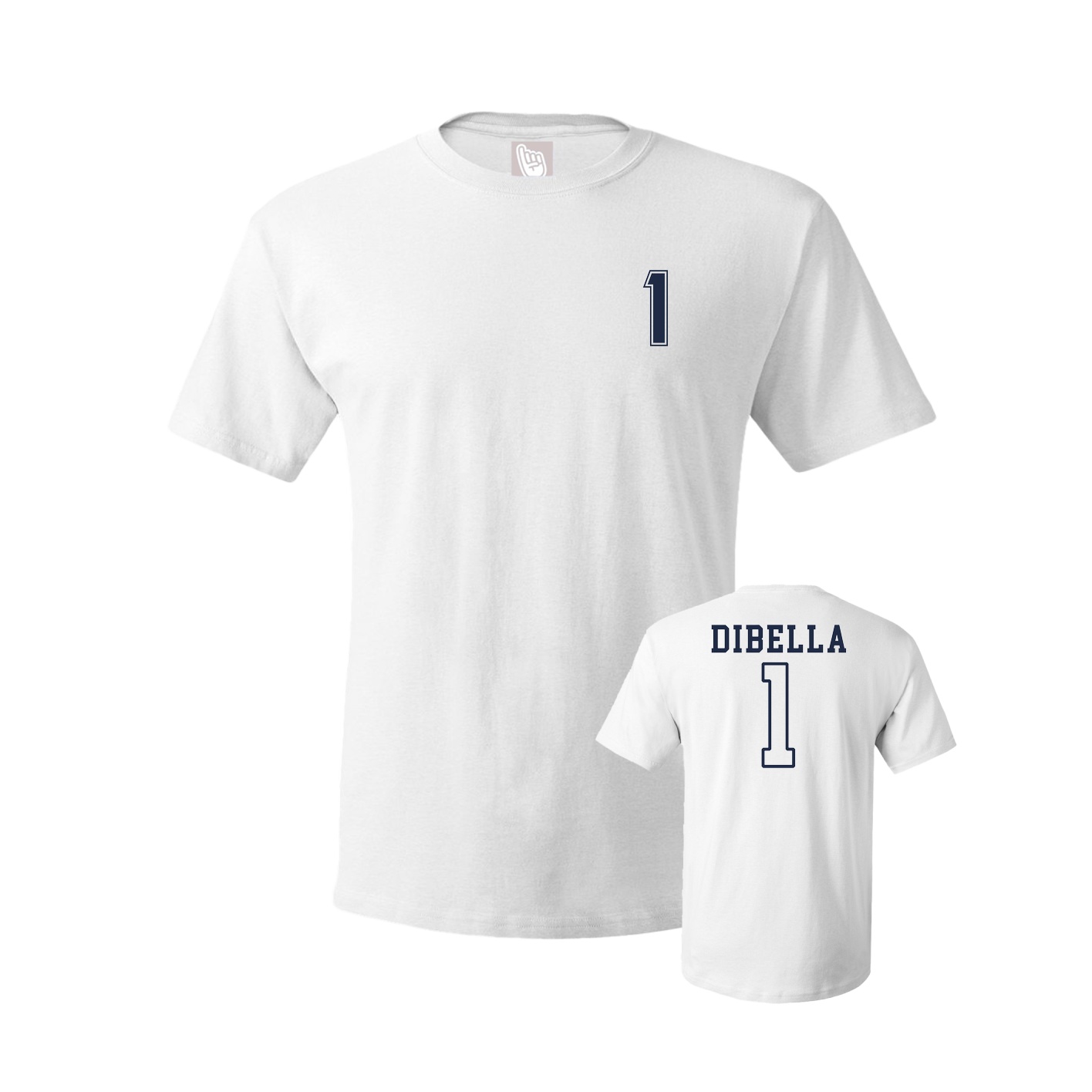 Youth Tee — Chest Back in White