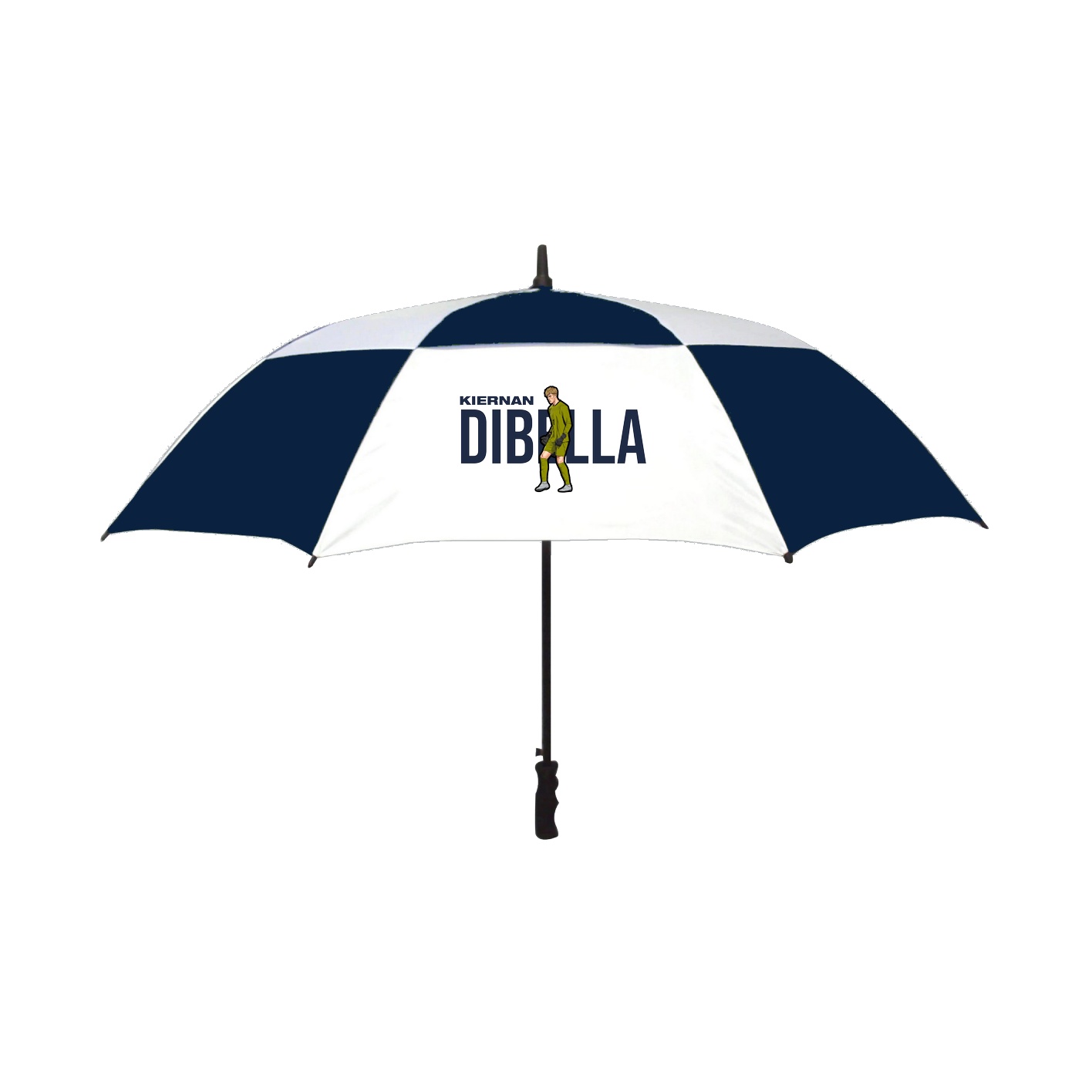 Golf Umbrella — Player Name in Navy
