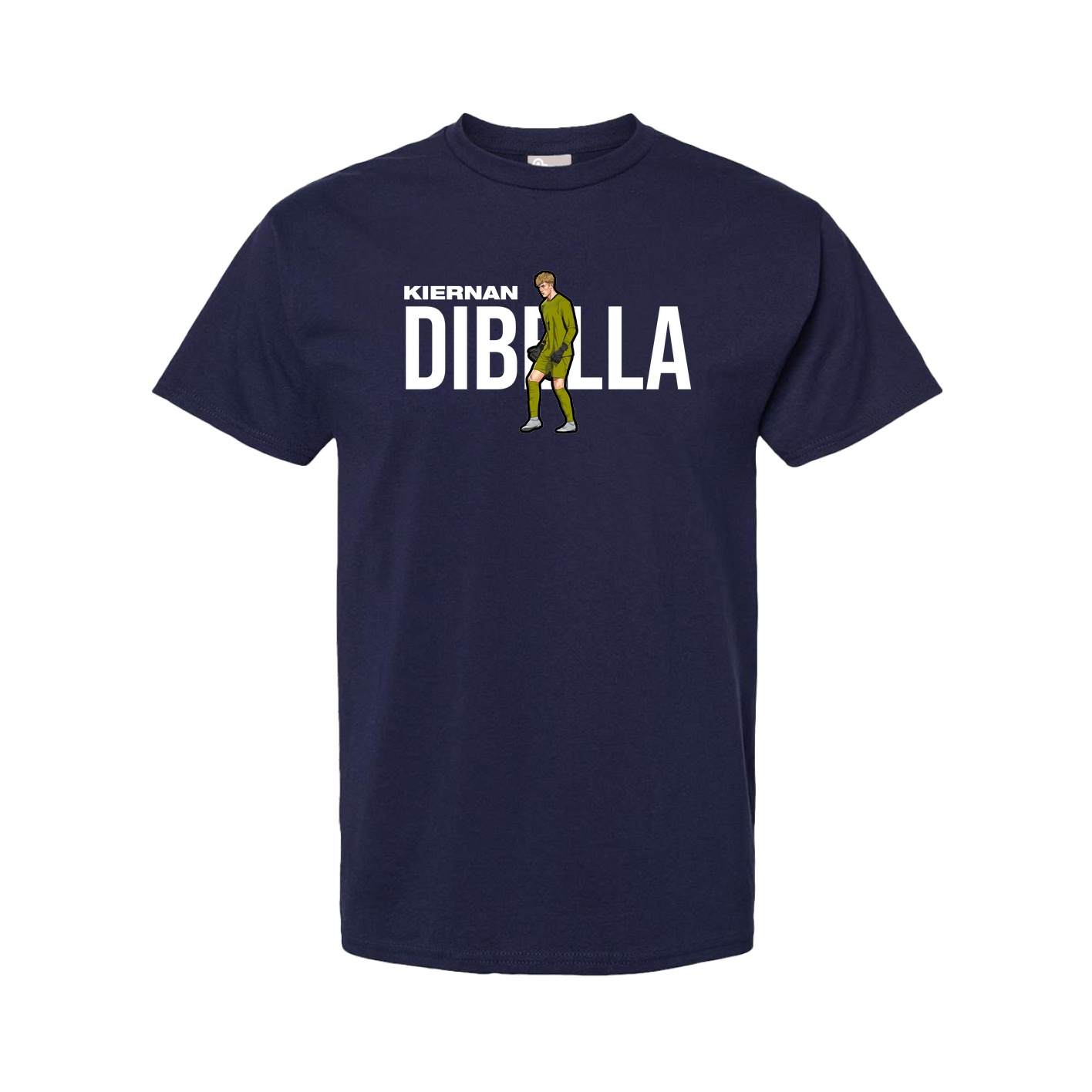 Youth Tee — Player Name in Navy