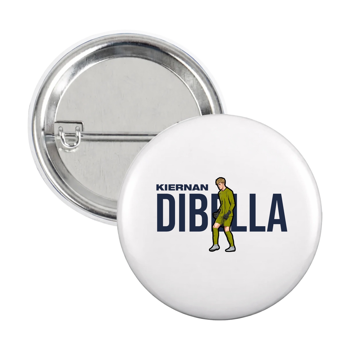 Game Day Button — Player Name in White