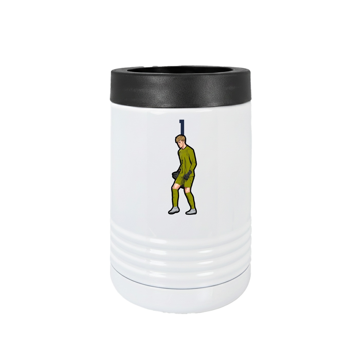 Beverage Holder — Number Top in White
