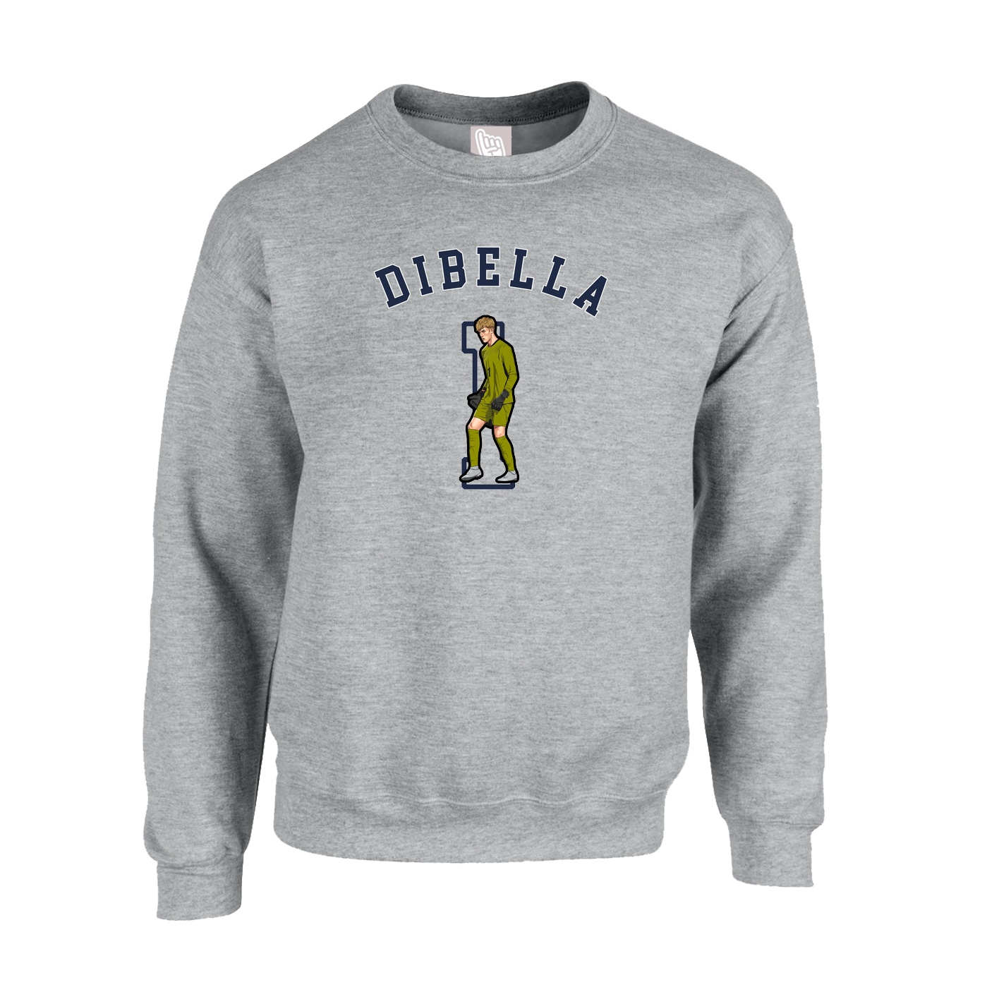 Fleece Crew — Shirsey Arch in Grey