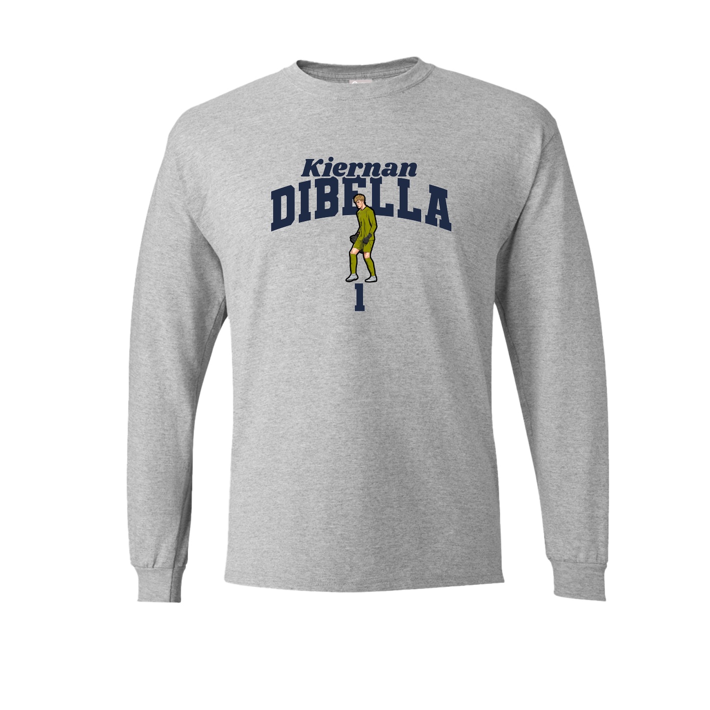 Long Sleeve Tee — Signature Arch in Grey