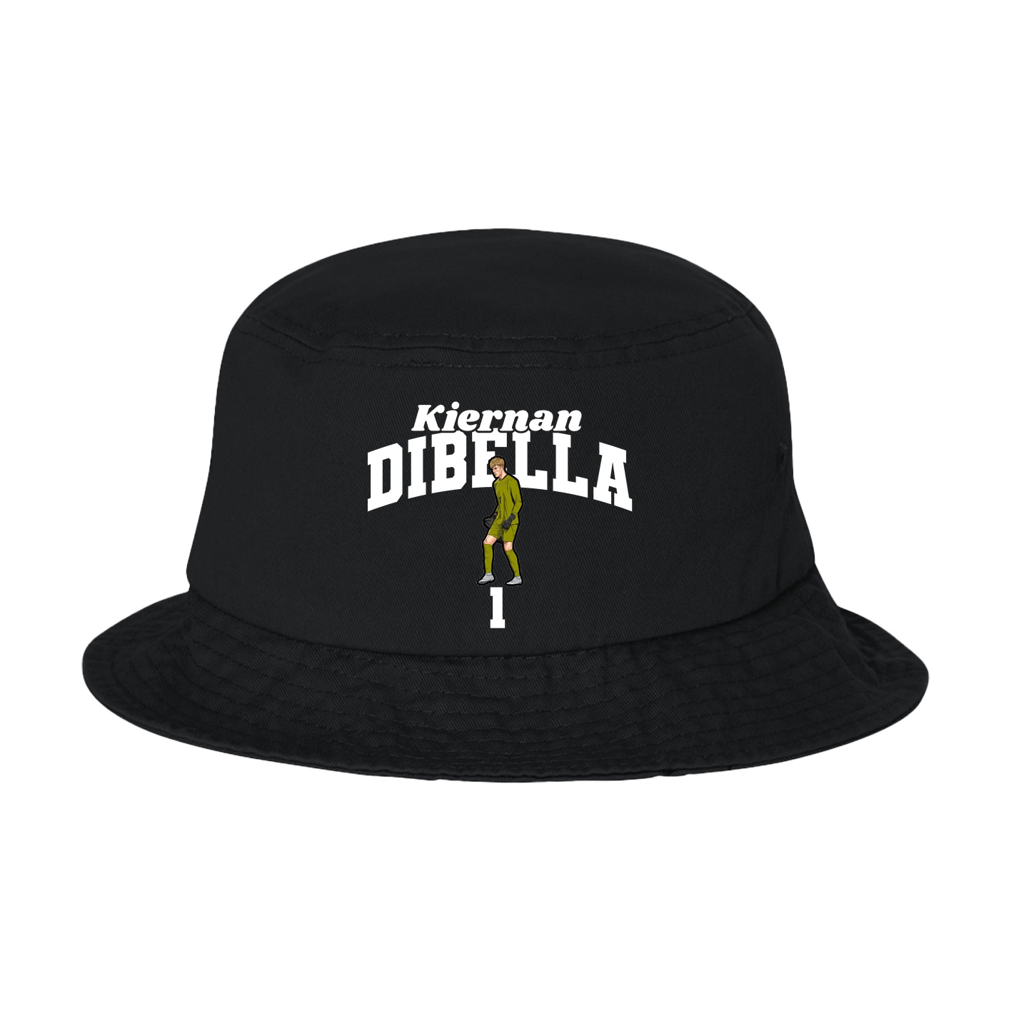 Bucket Cap — Signature Arch in Black