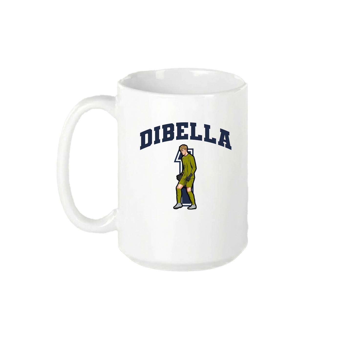 15oz Coffee Mug — Number in White
