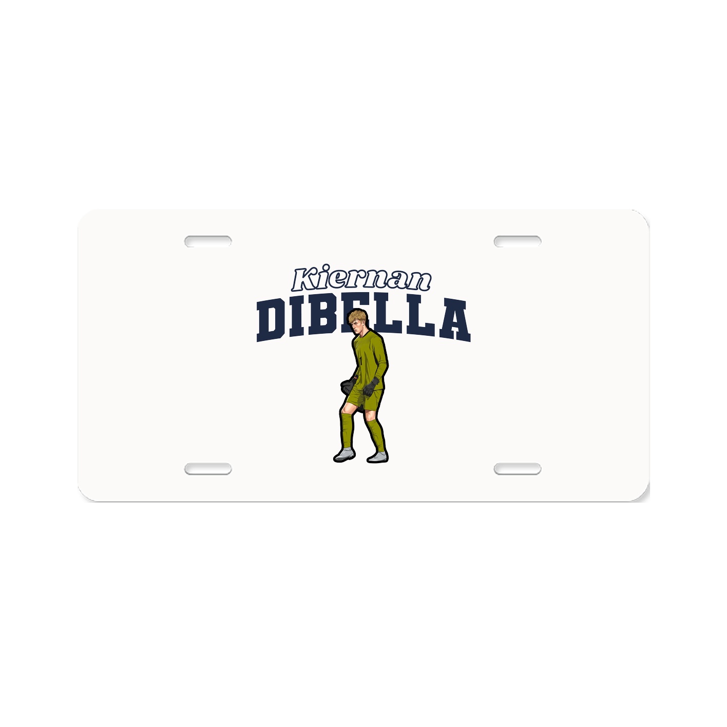 License Plate — Name Arch in Classic