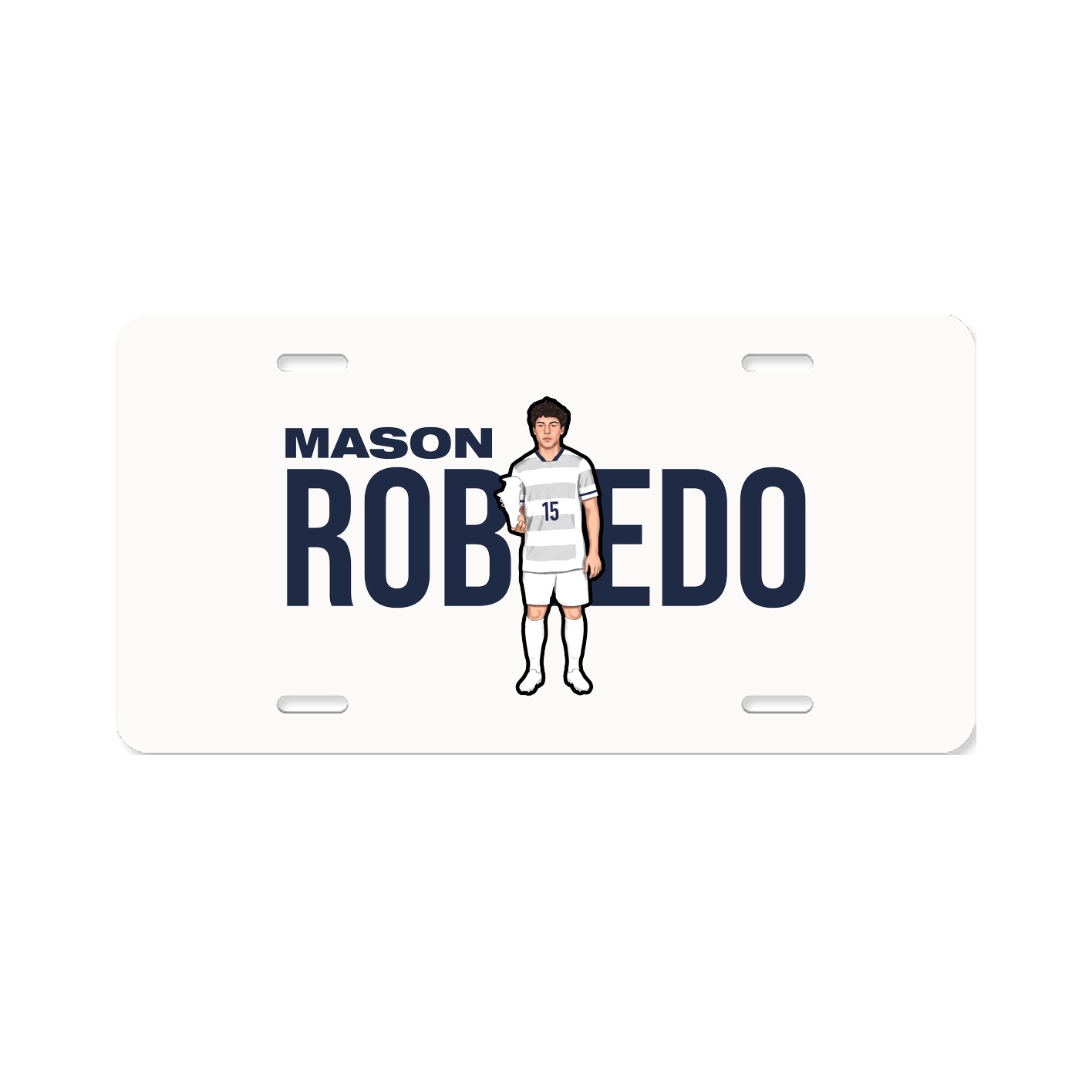 License Plate — Player Name in Classic