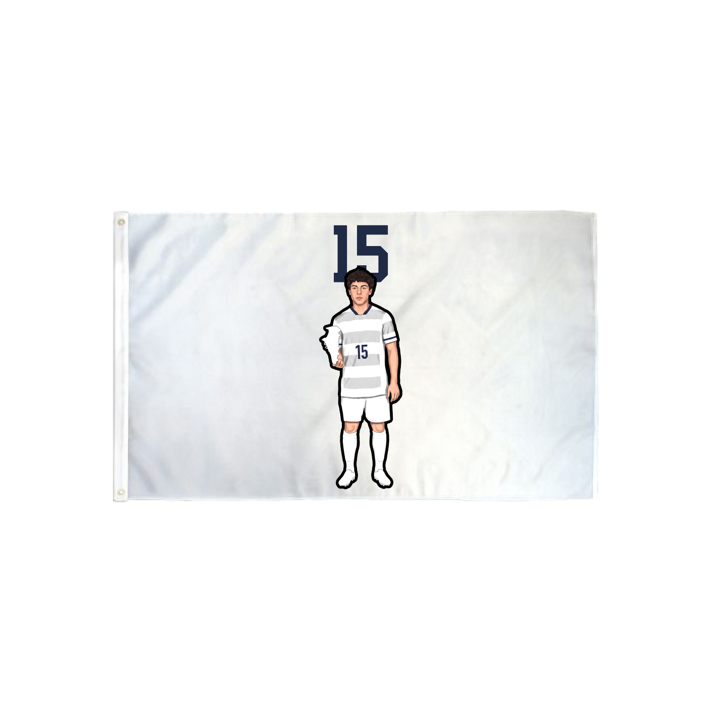 3x5 Flag — Number Top in Classic