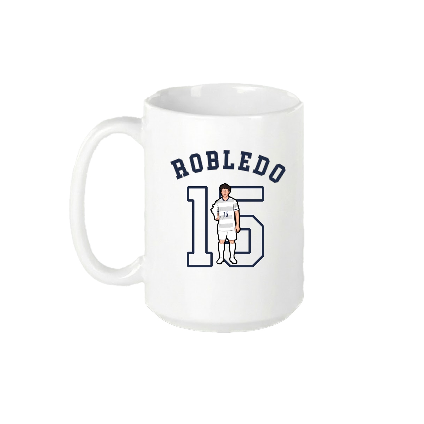 15oz Coffee Mug — Shirsey Arch in White