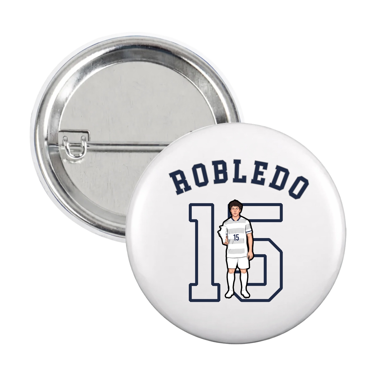 Game Day Button — Shirsey Arch in White