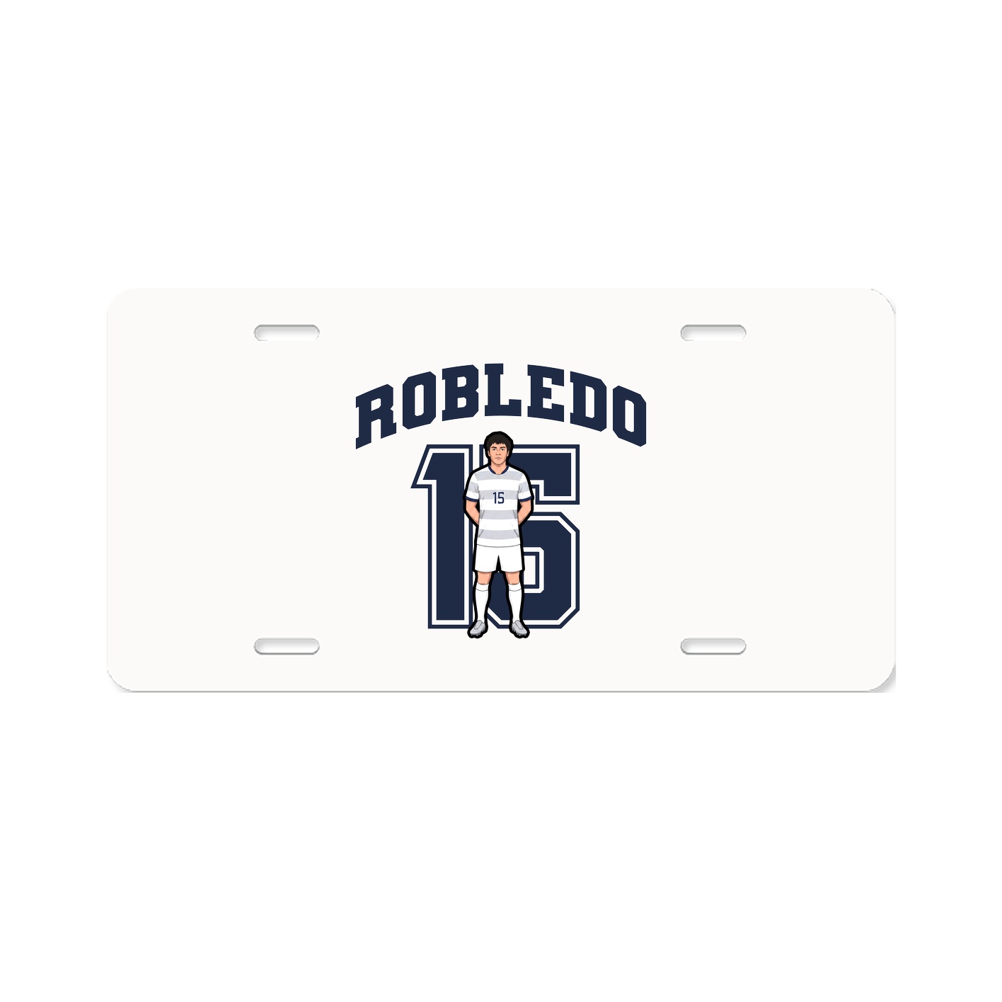License Plate — Number in Classic