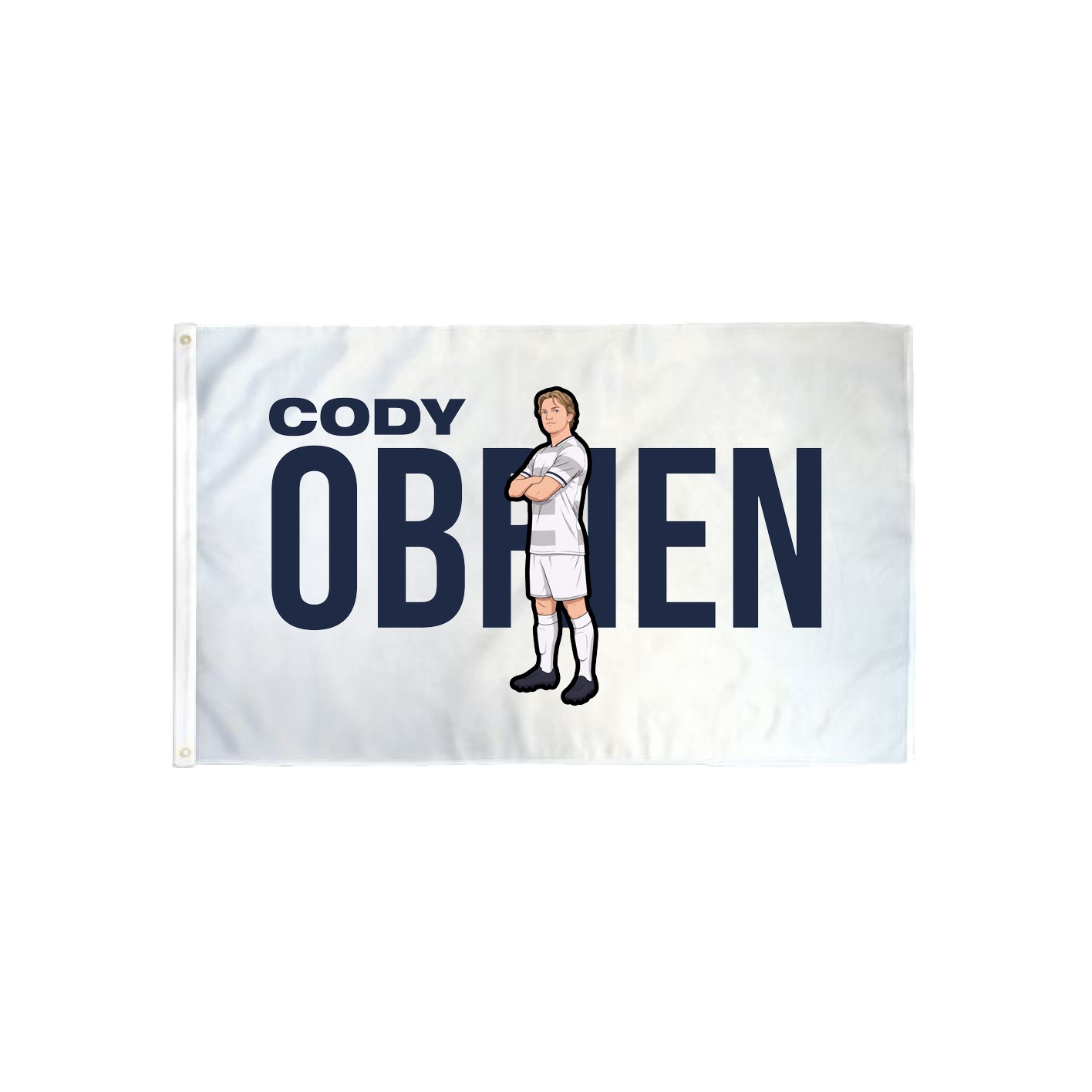 3x5 Flag — Player Name in Classic