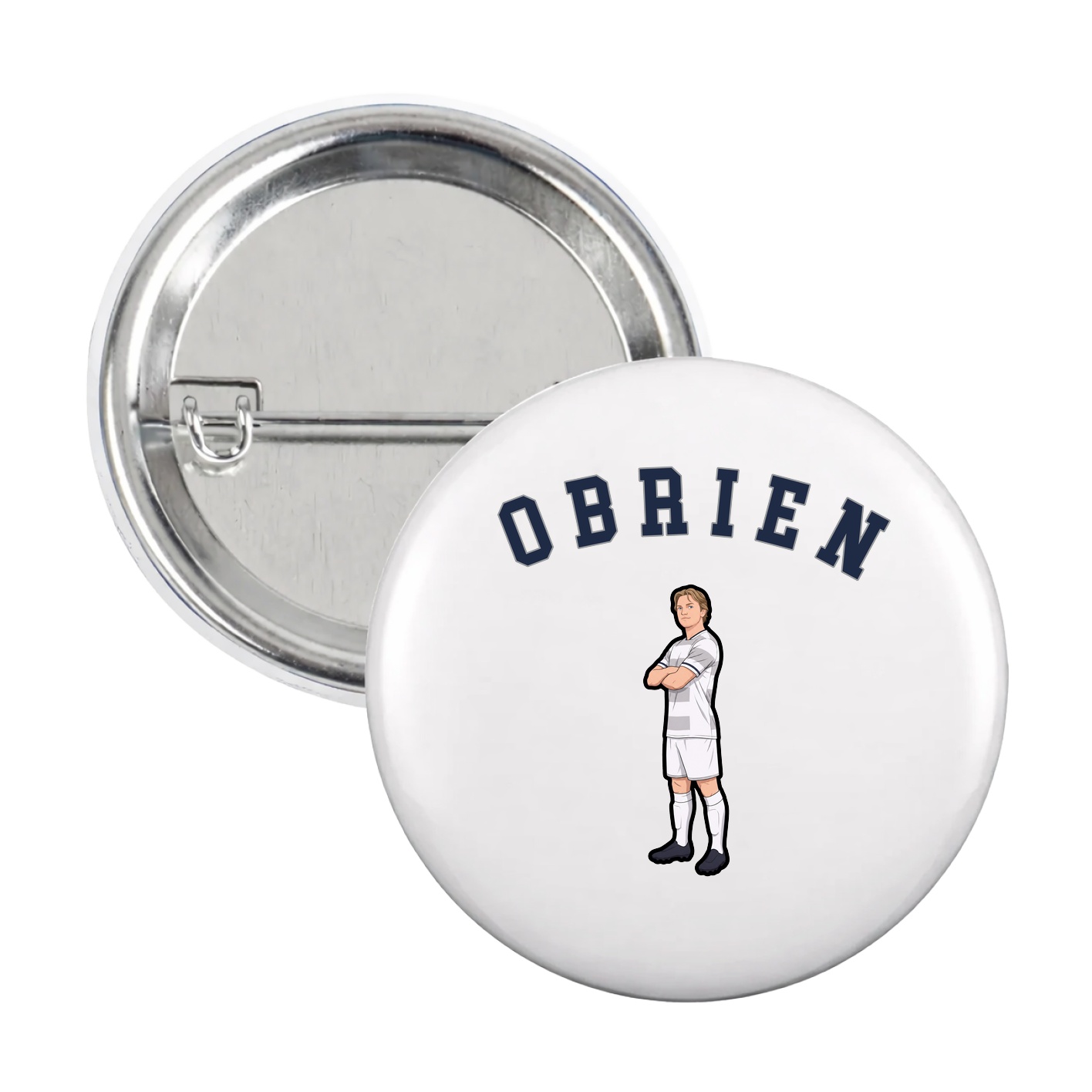 Game Day Button — Shirsey Arch in White