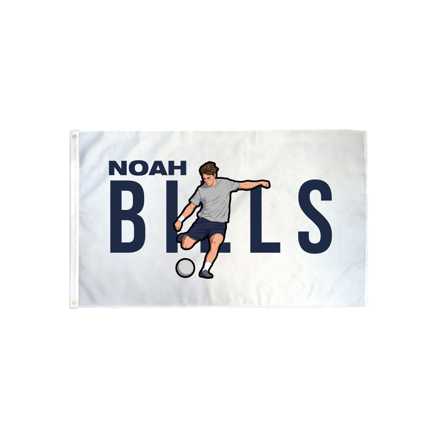 3x5 Flag — Player Name in Classic