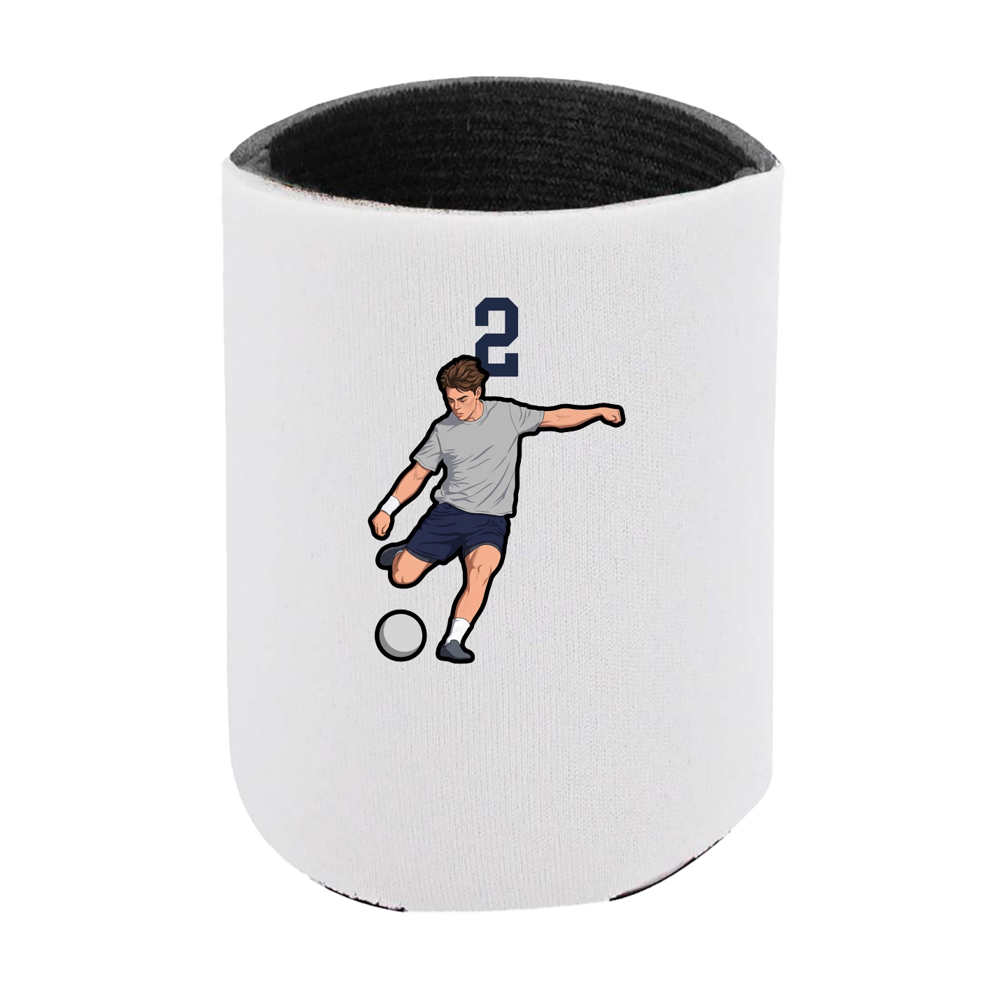Can Holder — Number Top in White