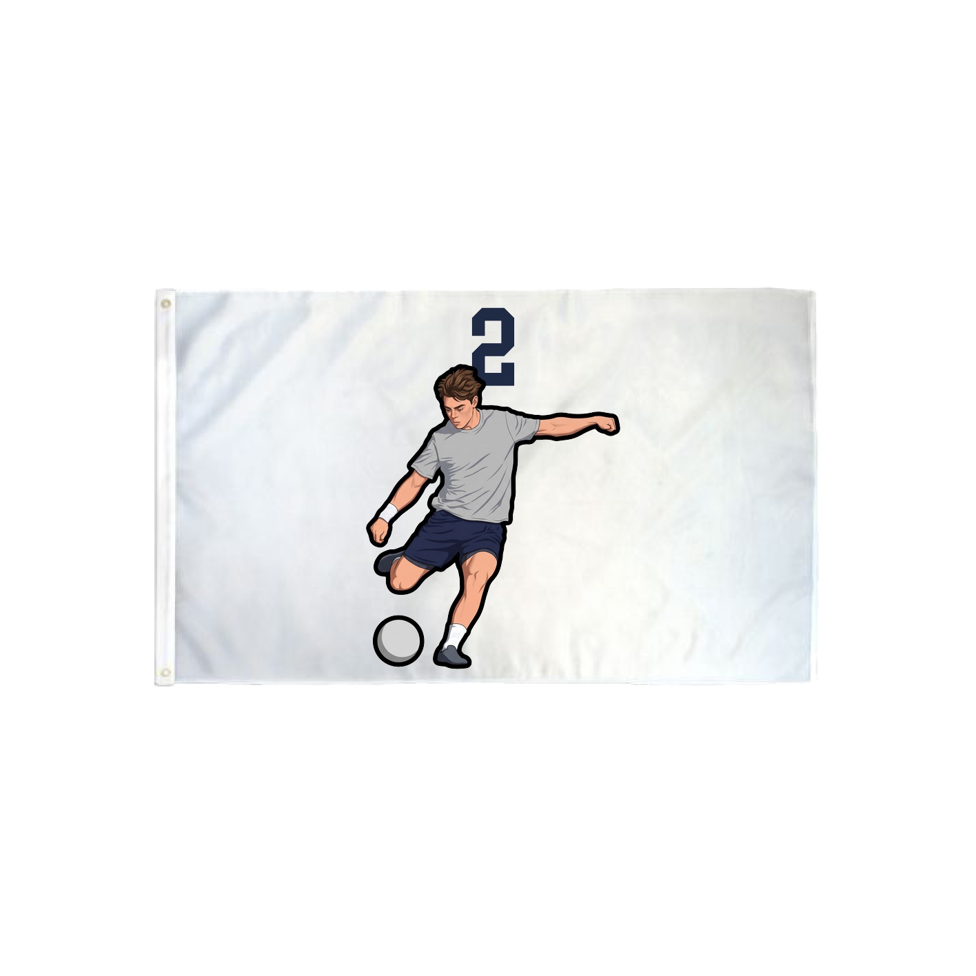 3x5 Flag — Number Top in Classic