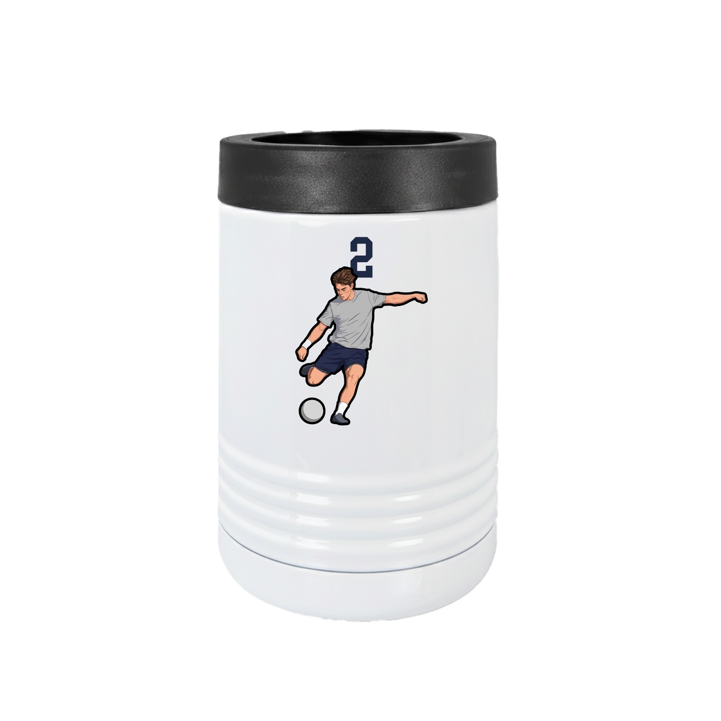 Beverage Holder — Number Top in White